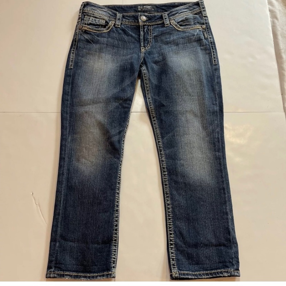 Silver Suki Surplus Capri